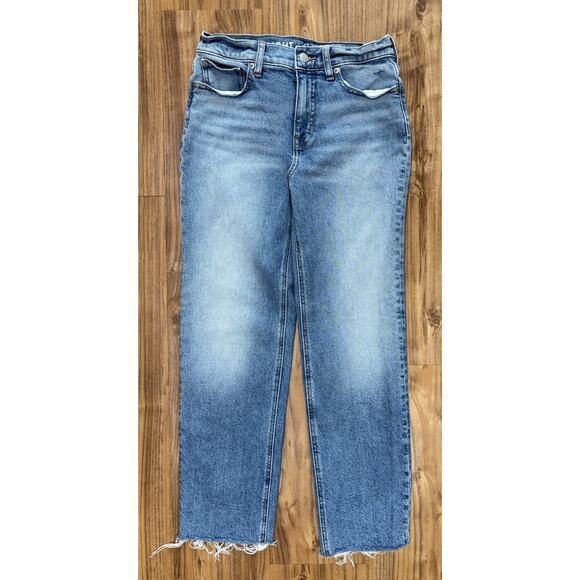 J.Crew Classic Straight Jeans Womens -‎ 5 Pocket Blue Wash Denim-Size 26 Reg. - Picture 1 of 8
